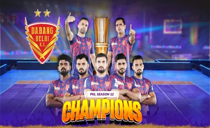 pro kabaddi points table 2025