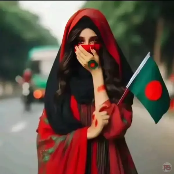লাল প্রোফাইল পিকচার। red profile picture bangladesh
