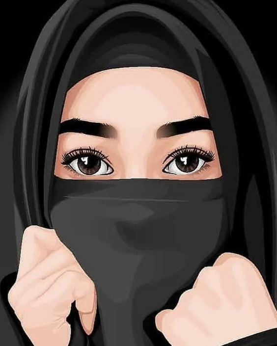 black hijab girl pic