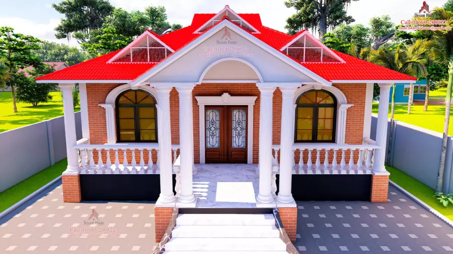 একতলা বাড়ির ডিজাইন