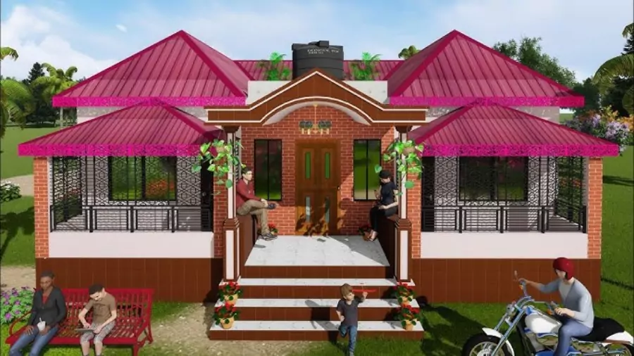 একতলা বাড়ির ডিজাইন