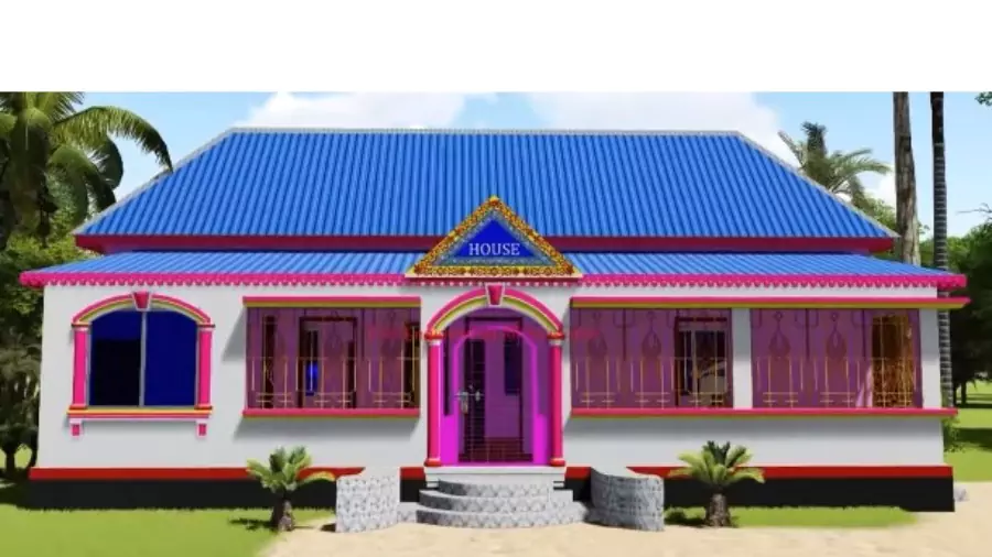 একতলা বাড়ির ডিজাইন