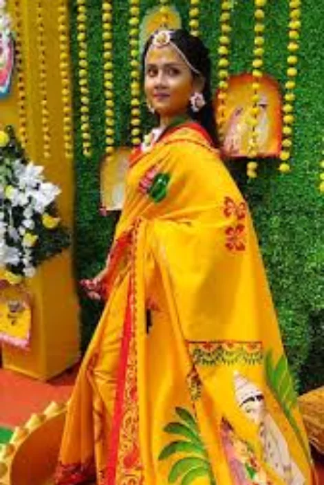 গায়ে হলুদের শাড়ি