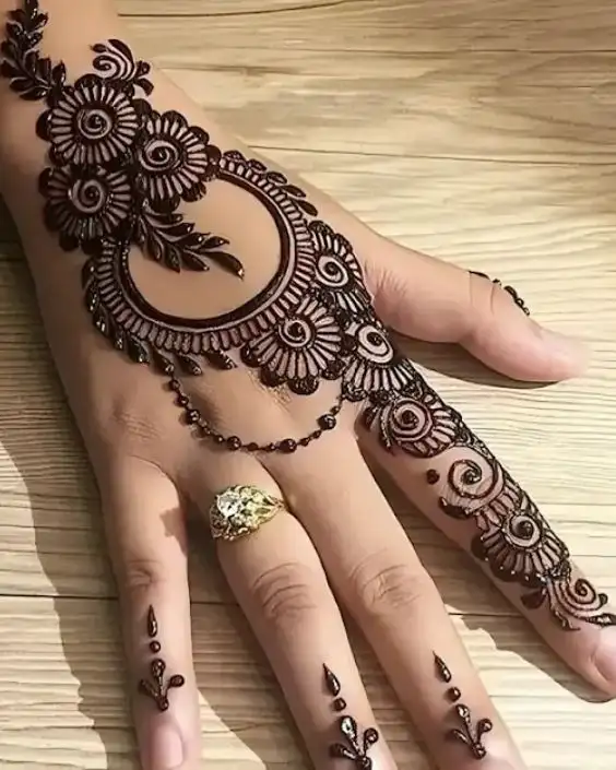 Simple Mehndi Design Photo