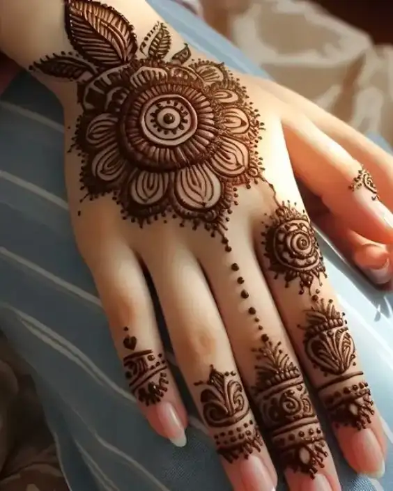 Simple Mehndi Design Photo