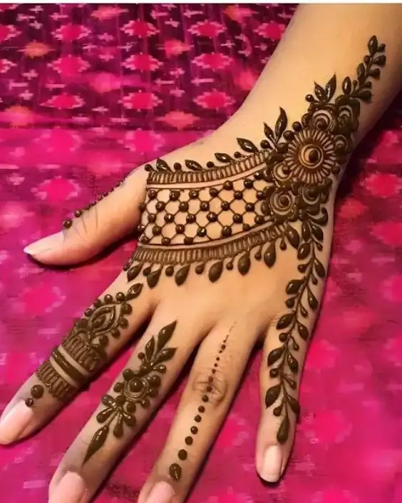 Simple Mehndi Design Photo