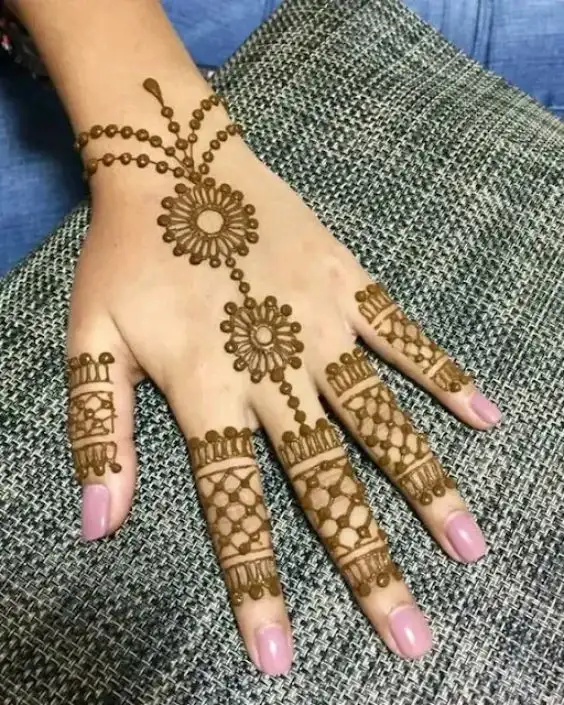 সহজ মেহেদী ডিজাইন