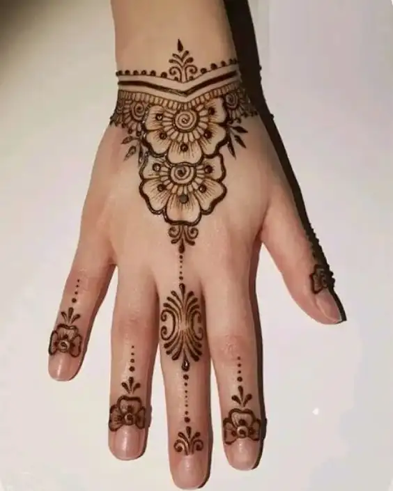 সহজ মেহেদী ডিজাইন