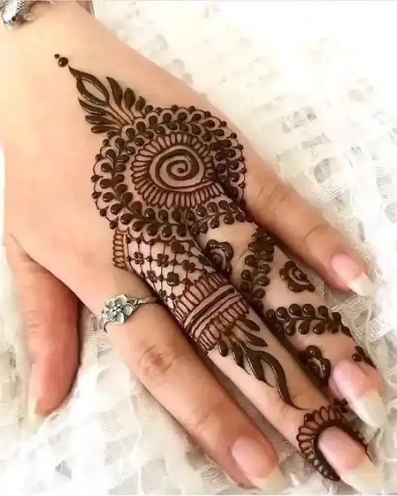 সহজ মেহেদী ডিজাইন