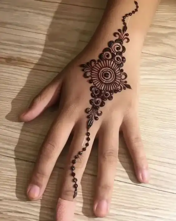 সহজ মেহেদী ডিজাইন