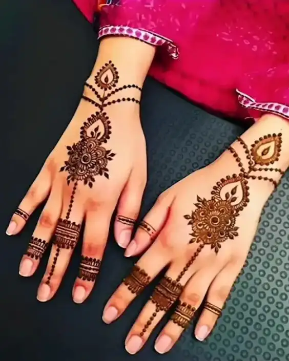 সহজ মেহেদী ডিজাইন