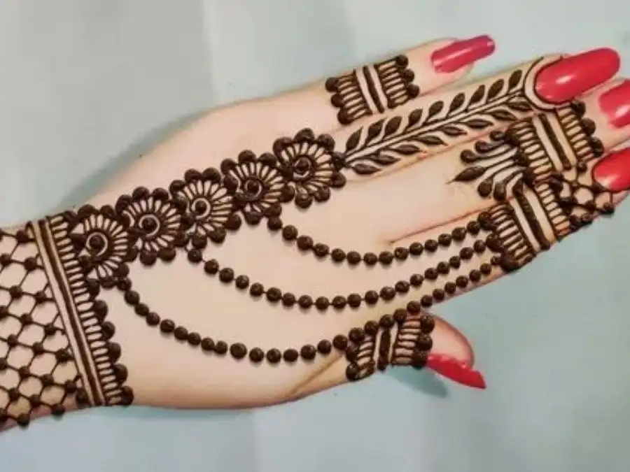 Simple Mehndi Design Photo