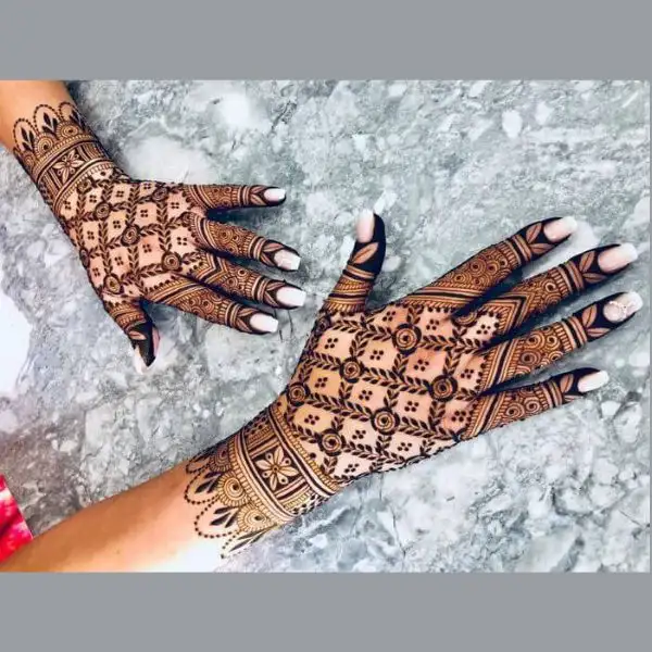 bridal mehndi design gorgeous