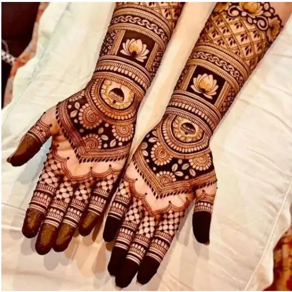 bridal mehndi design gorgeous