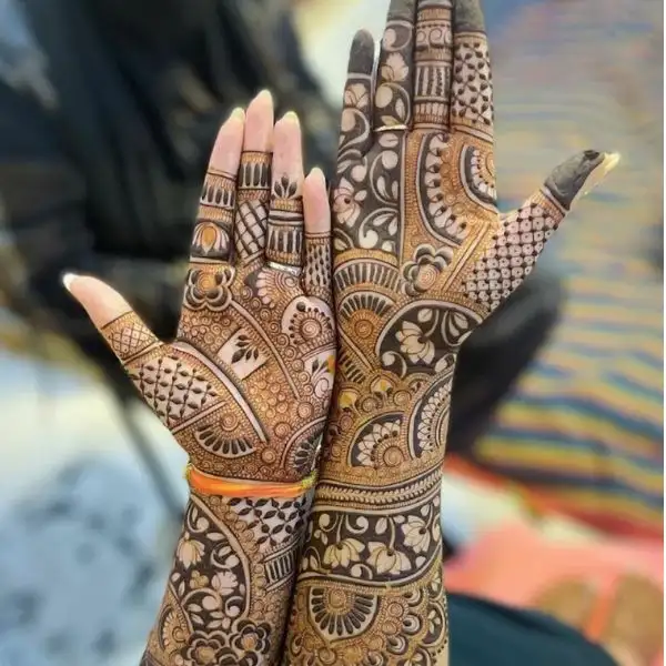 bridal mehndi design gorgeous
