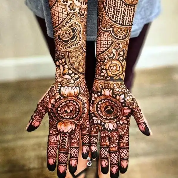 bridal mehndi design gorgeous