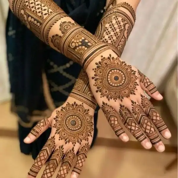 bridal mehndi design gorgeous