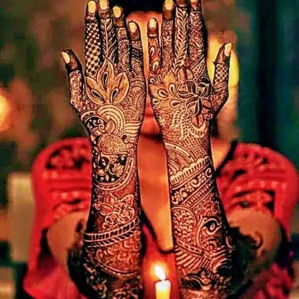bridal mehndi design gorgeous