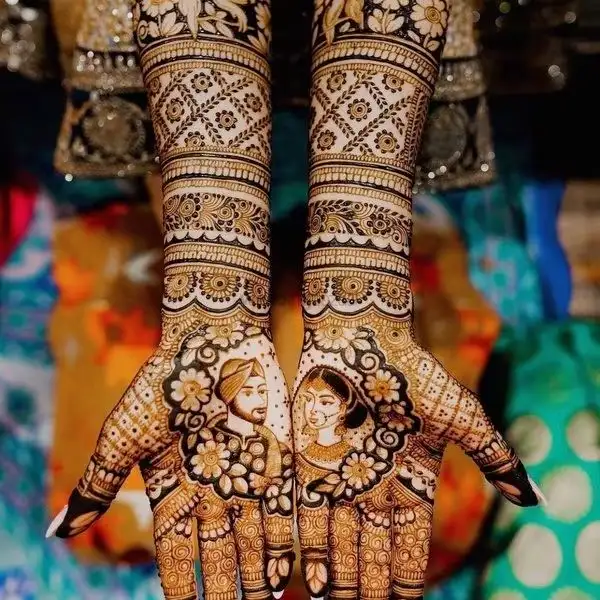 ব্রাইডাল মেহেদী ডিজাইন সিম্পল