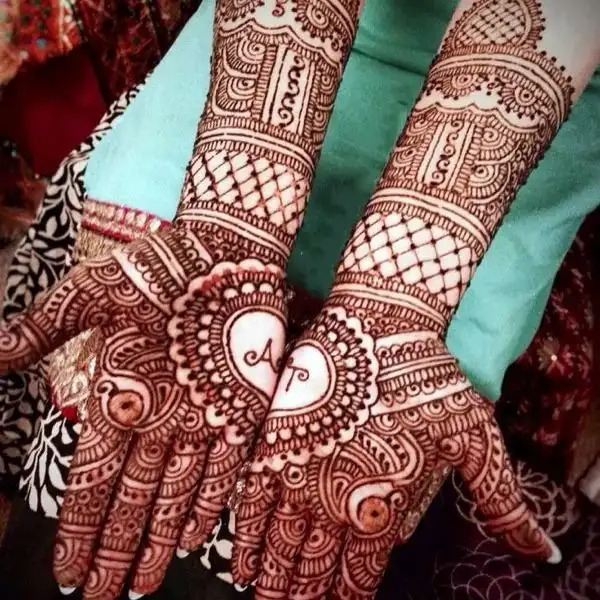 ব্রাইডাল মেহেদী ডিজাইন সিম্পল