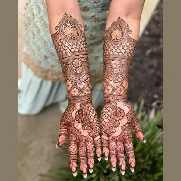 bridal mehndi design gorgeous