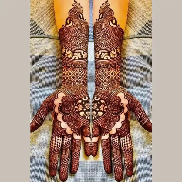 bridal mehndi design gorgeous